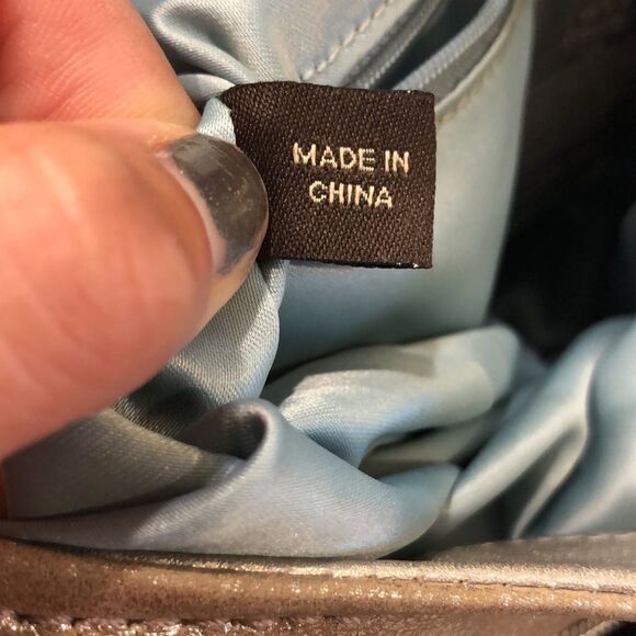 COACH gold leather hobo purse - Picture 12 of 16